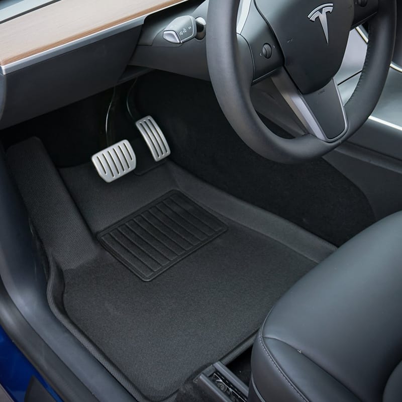 tesla model y driver car mats 